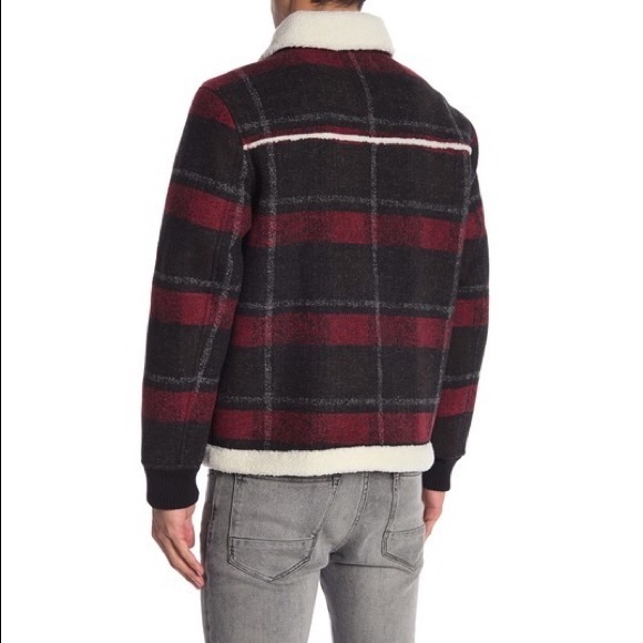 Calvin Klein Plaid Lined Chore Jacket - Picture 2 of 2